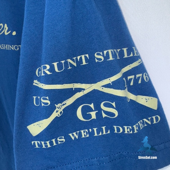 1129 Grunt Style Hold My Beer Tee - Size XL - Blue - Picture 2 of 7